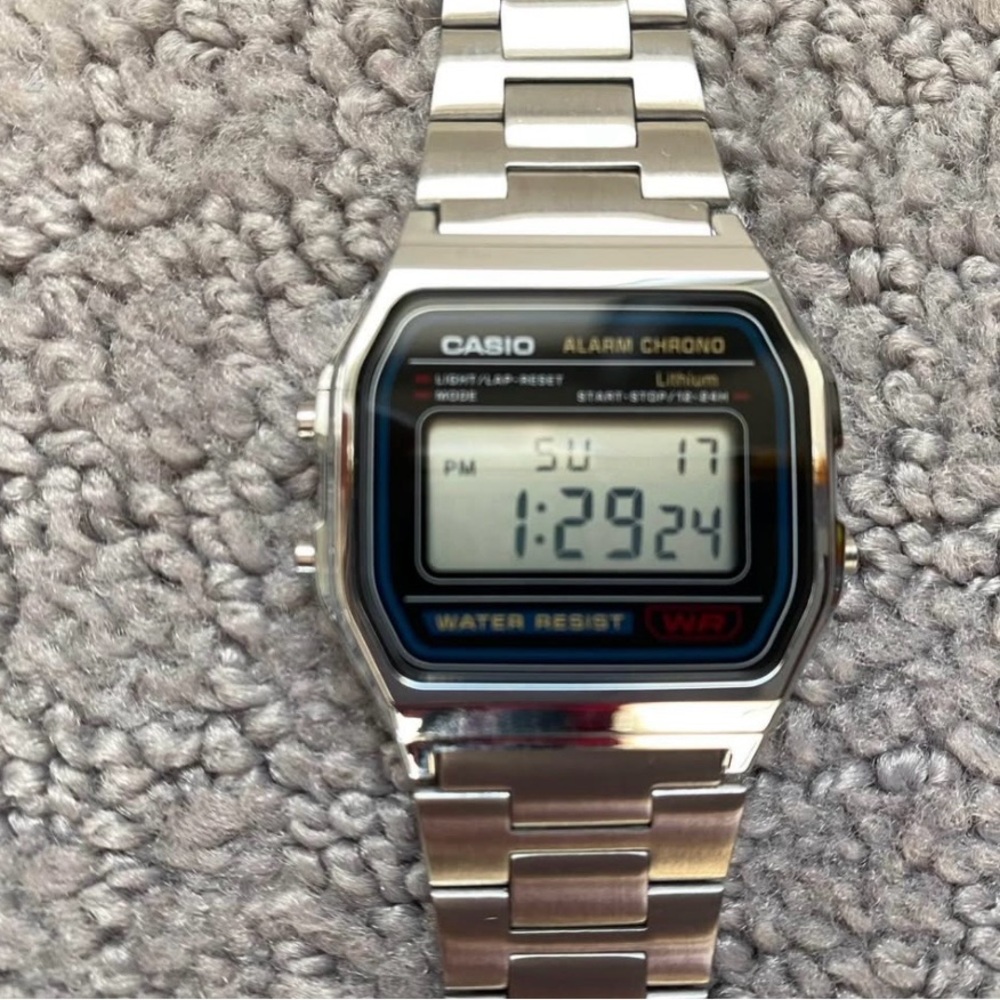 Silver Casio Watch